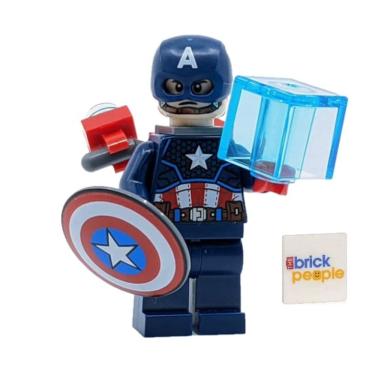 Imagem de LEGO Superheroes: Capitão América Minifig com Jetpack, Te