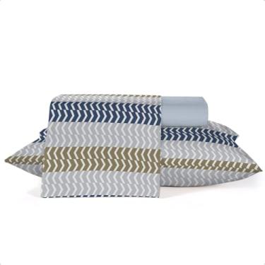 Imagem de Jogo Roupa de Cama Crystal 3-4 Peças 100% Algodão 120 Fios Teka (Serenus, Solteiro)