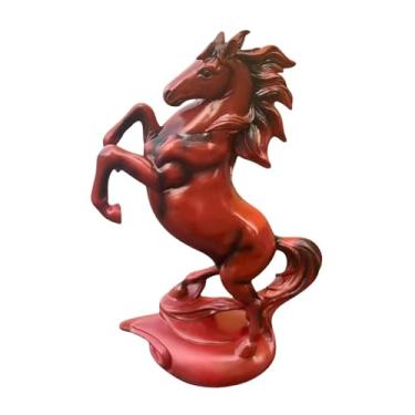 Imagem de Generic Estátua de Cavalo, Arte em Forma de Estatueta, Ornamento Chinês Feng Shui, Escultura para Decoração de Armário, Lareira, Entrada, Presente de