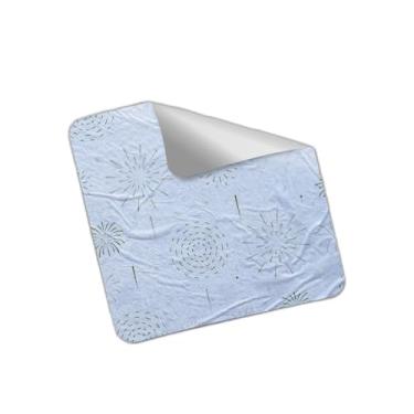 Imagem de Adesivos Autocolantes Redondos de Ano Novo 25 Unidades com Estampa de Fogos de Artifício - Tamanho 30x30cm