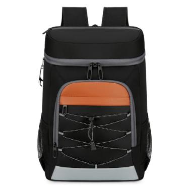 Imagem de Mochila de Geladeira para Camping com Compartimento Almoço Isolado Água - Piquenique Viagem Esportes Capacidade Grande Forro Leve