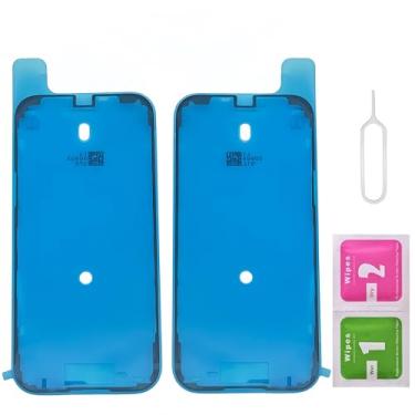 Imagem de LNONLS Pacote com 2 para iPhone 17 Air LCD Display Adesivo OEM Original Impermeável Fita Adesiva Cola 17 Air 16.5 cm A3260 A3517 Moldura Frontal Fita Adesiva (17 Air)