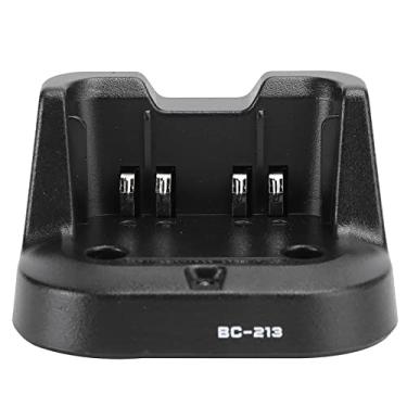 Imagem de aqxreight Bateria BC213 para Rádio ICV88 ICF1000 ICF2000 Eu para Carregador de Bateria Direto, Mas Com Suporte Carregador de BC-213Bateria para ICOMBC-213BC-213 Desktop (Plugue dos EUA)