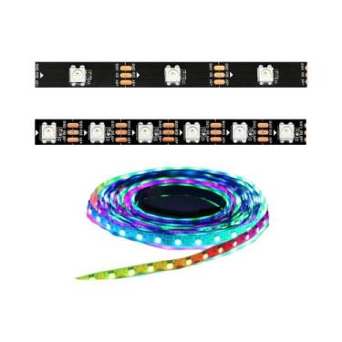 Imagem de Fitas LED Inteligentes RGBIC Endereçáveis DC5V WS2812B 30 60 LEDs/m Co