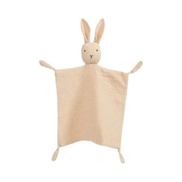 Imagem de Cobertor De Muslin Macio Para Bebês, Bonecos De Dormir De Algodão Para