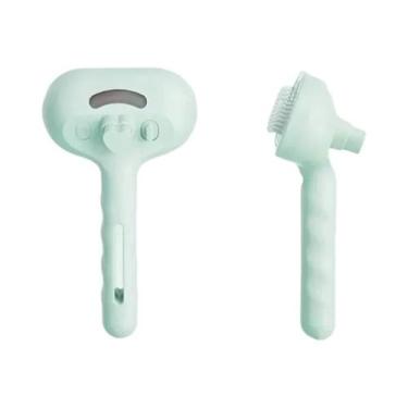 Imagem de Escova De Massagem a Vapor Para Cães E Gatos Com Cabeça Redonda Macia,