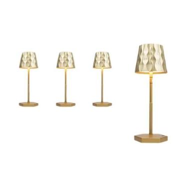 Imagem de Luminária De Mesa LED Com Sensor De Toque Em 3 Cores, Recarregável, Lu