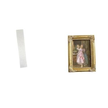 Imagem de Whtkoph Abajur de Chão de Papel para Sala de Estar com Porta-retratos de Resina, Porta-cartões E Porta-retratos com Frente de Vidro.