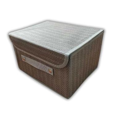 Imagem de Caixa Organizadora Multiuso Dobrável para Roupas, Casacos, Toalhas, Colchas e Brinquedos – Compacta e Portátil para Armários e Viagens