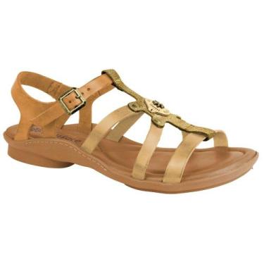 Imagem de Sandália Rasteira New Face Nuts Mix Feminina, Nuts mix, 36