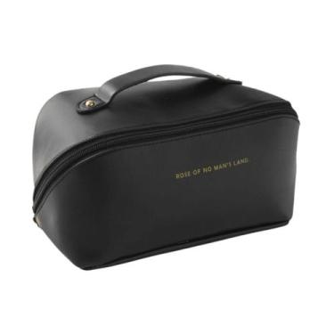 Imagem de Necessaire Feminina Grande Maquiagem Cosméticos Bolsa Viagem - Lazines