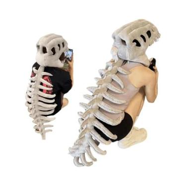 Imagem de Fantasia De Esqueleto De Dinossauro Realista Em Tamanho Grande, Conjun