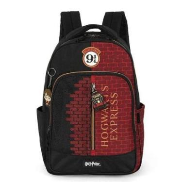 Imagem de Mochila de Costas Luxcel Harry Potter Hogwarts Express Vinho-Unissex