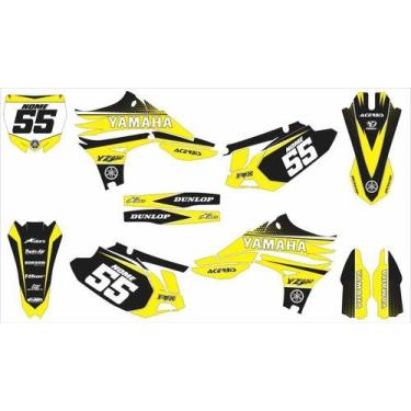 Imagem de Adesivo Moto Cross Trilha Yamaha Yz 450f 2010 A 2013 Lm282 - ORAJET