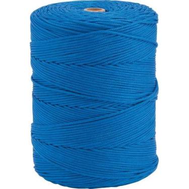 Imagem de Corda Multifilamento Trançada 5,0Mm 4,0Kg 356 Metros Azul Po - Vonder