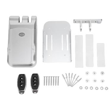 Imagem de Luocute Fechadura Eletrônica Sem Chave, Fechadura de Porta Oculta Antirroubo Com Desbloqueio por Controle Remoto, de Entrada Sem Chave de Acesso por Toque para Apartamento de Hotel