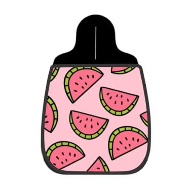 Imagem de Lixeira De Carro Organizador Lixinhocar Melancias Fundo Rosa