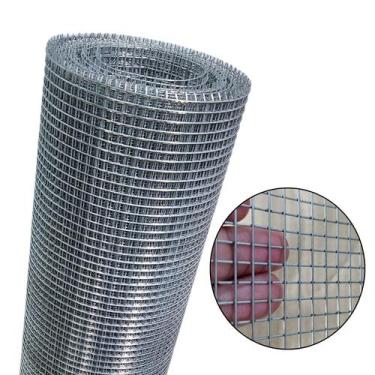Imagem de Tela Soldada Galvanizada 6,35mm Portões Pets Jardim 5m X 0,50m - Telas
