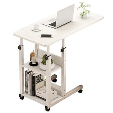 Imagem de Mesa para laptop, portátil, dobrável, mesa de cama, mesa de laptop, mesa de computador para quarto, escritório, ajustável, móvel, mesa de computador