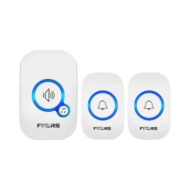 Imagem de Kit De Campainha Sem Fio À Prova d'Água Com 32 Melodias E LED Intelige