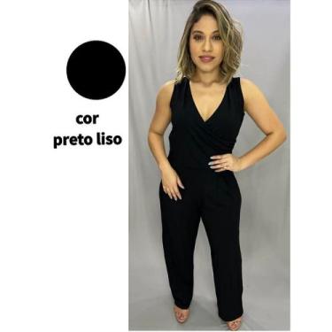 Imagem de Macacão Confortável de Malha Feminina - Viscose e Elastano - no-brand,