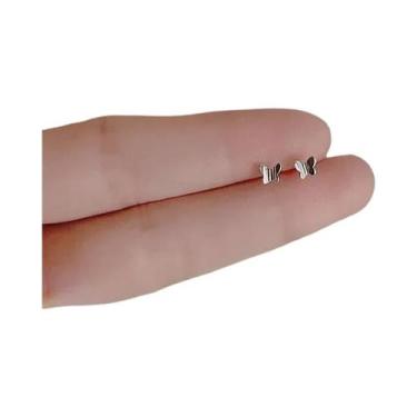 Imagem de Brincos De Coração E Estrela Mini Hipoalergênicos Para Mulheres, Joias