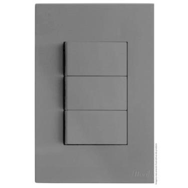 Imagem de Cj Int. Triplo Simples 4X2 - Recta Home Grafite Satin Fosco