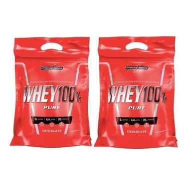Imagem de 2X WHEY 100% PURE REFIL INTEGRALMÉDICA 907G - Suplemento Proteico, COO
