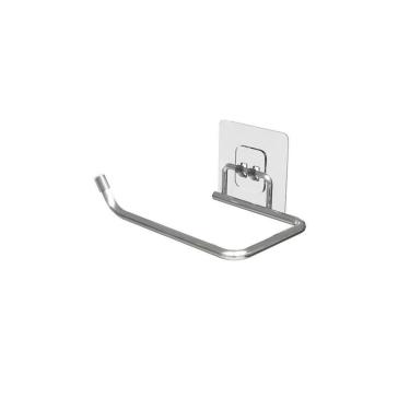 Imagem de Porta Papel Higiênico Banheiro Com Adesivo - Stolf Cromado