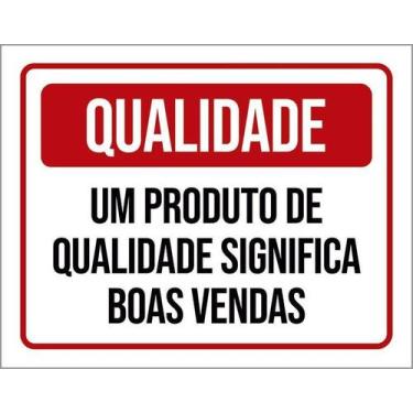 Imagem de Kit 10 Placa Acm Produto Qualidade Boas Vendas 18X23 - Sinalizo