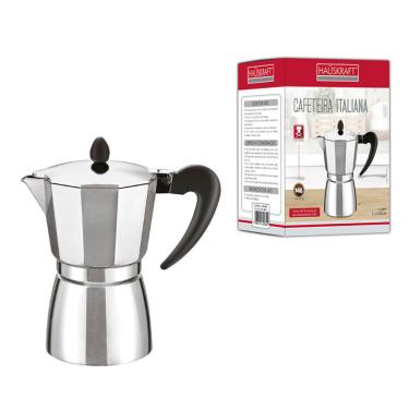 Imagem de Cafeteira Italiana 3 Xícaras Alumínio  Hauskraft