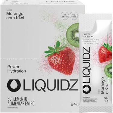 Imagem de Repositor de Eletrólitos Liquidz (14 sachês x 6g)Morango c/Kiwi