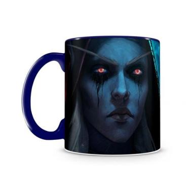Imagem de Caneca World Of Warcraft sYLVANAS III Azul - Starnerd