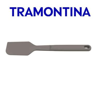 Imagem de Espátula Tramontina Softta em Silicone Cinza