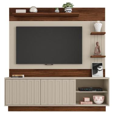 Imagem de Estante Home Para Tv Até 65 Polegadas 2 Portas Clap Caemmun