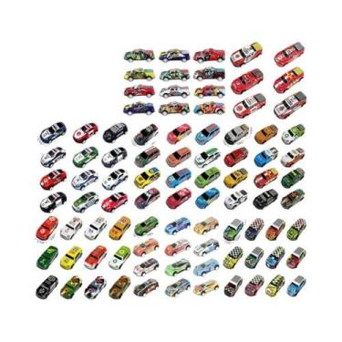 Imagem de Carros De Corrida De Liga Metálica De Brinquedo Com Fricção 60/120 Peç