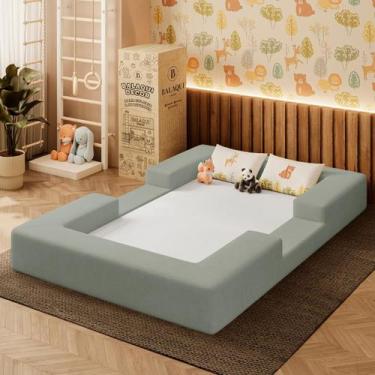 Imagem de Cama Montessoriana Berço Infantil 100% Espuma Balaqui Decor - B BALAQU