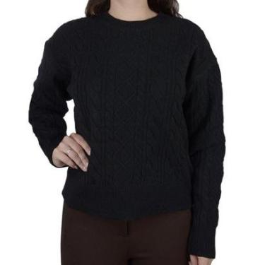 Imagem de Blusa Feminina Facinelli By Mooncity Tricot Preta - 651239-Feminino