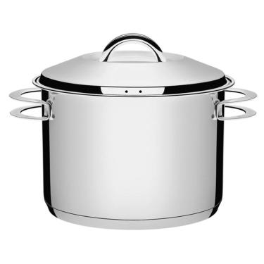 Imagem de Caldeirão Tramontina Solar 28 cm 11,9 L  Aço Inox Fundo Triplo 62505280