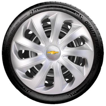 Imagem de Calota Velox Aro 14 Prata Gm Corsa Celta Agile Meriva Prisma - Elitte