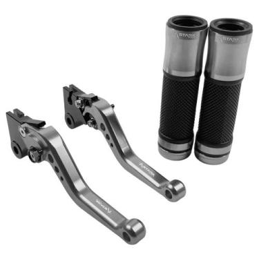 Imagem de Kit Manete Manopla Esportivo Ttan Fan Start Cargo a lona Pop 100 110 -