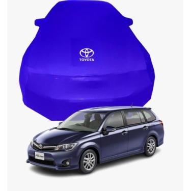 Imagem de Capa de Carro Toyota Fielder Tecido Lycra Premium - Cadilhe Capas, Azu