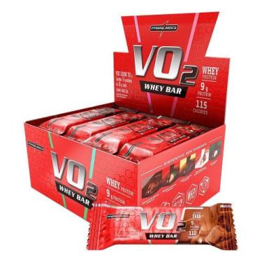 Imagem de Barra Proteína Vo2 Whey Bar 12 Unidades - Integralmedica Chocolate - I
