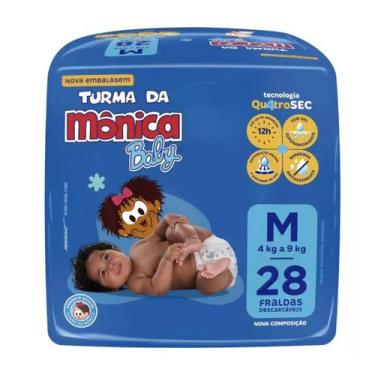 Imagem de Fralda Turma da Mônica Jumbo Qu4troSec: Proteção 12h & Ajuste Perfeito
