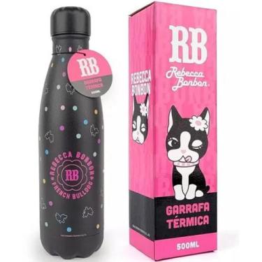 Imagem de Garrafa termica squeeze clio 500ml rb preta - Rebecca Bonbon