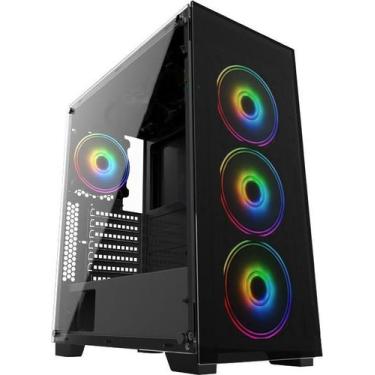 Imagem de Gabinete Gamer ATX USB 3.0 Vidro Temperado Alta Ventilação Xway 01144,