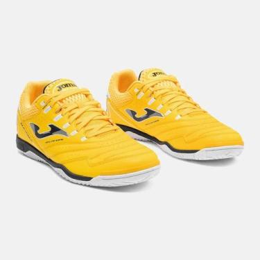 Imagem de Tênis Joma Futsal Máxima, Amarelo, 42, material sintético