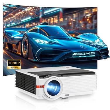 Imagem de Projetor Inteligente CAIWEI - 1080P Native, 9000 Lumens, WiFi e Blueto