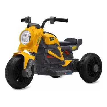 Imagem de Moto Elétrica Infantil Street 6V com Luz LED, Som, USB e Ré Bandeirant