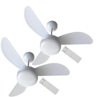 Imagem de Kit Ventilador de Teto Ventisol Fênix Branco Inverter Controle Remoto 